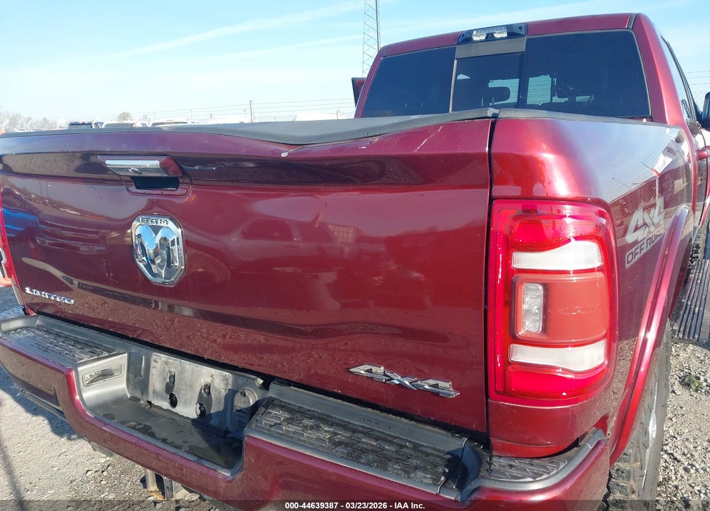 2021 RAM 2500 LIMITED  4X4 6'4 BOX VIN: 3C6UR5SL2MG678074