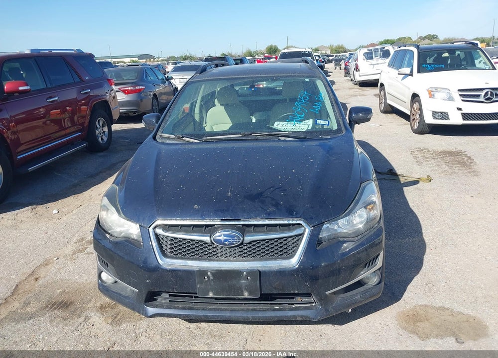 2015 SUBARU IMPREZA 2.0I SPORT PREMIUM VIN: JF1GPAU63FH245678
