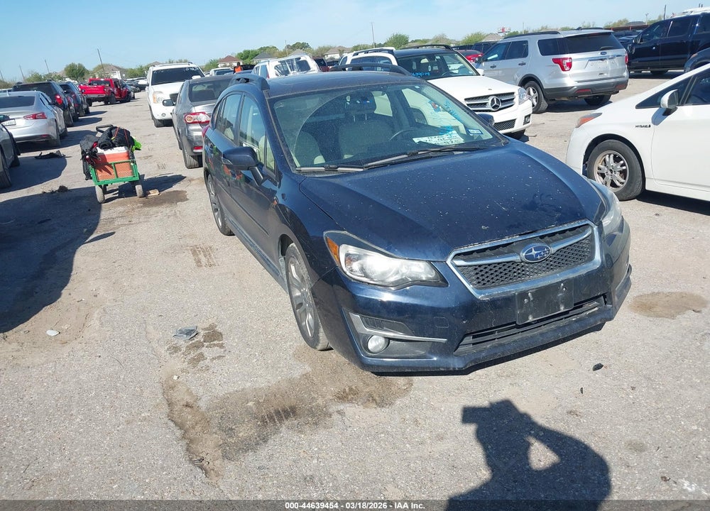 2015 SUBARU IMPREZA 2.0I SPORT PREMIUM VIN: JF1GPAU63FH245678