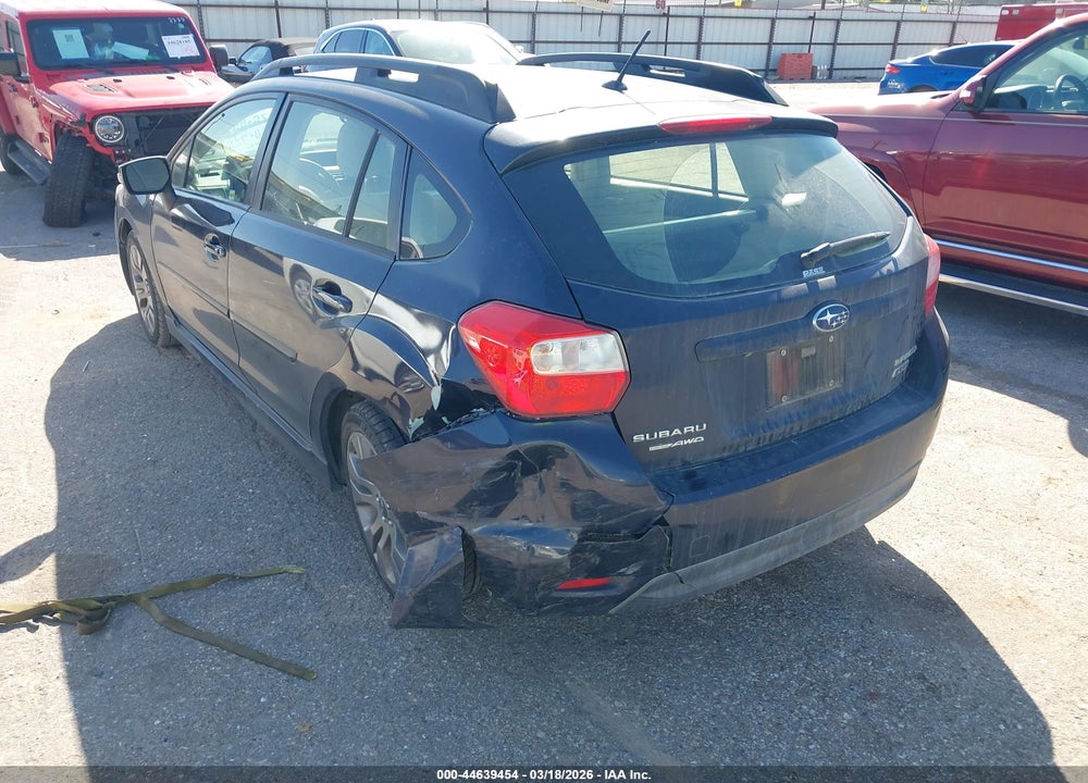 2015 SUBARU IMPREZA 2.0I SPORT PREMIUM VIN: JF1GPAU63FH245678