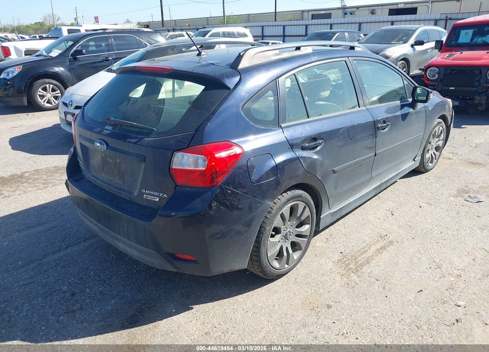 2015 SUBARU IMPREZA 2.0I SPORT PREMIUM VIN: JF1GPAU63FH245678