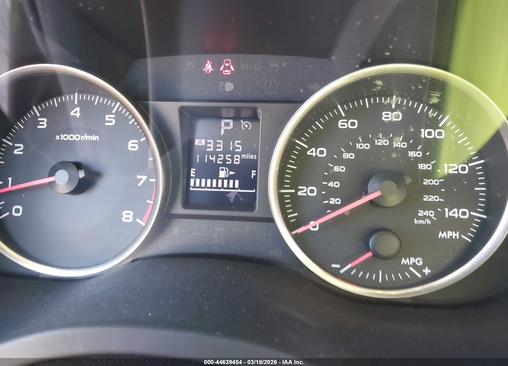 2015 SUBARU IMPREZA 2.0I SPORT PREMIUM VIN: JF1GPAU63FH245678