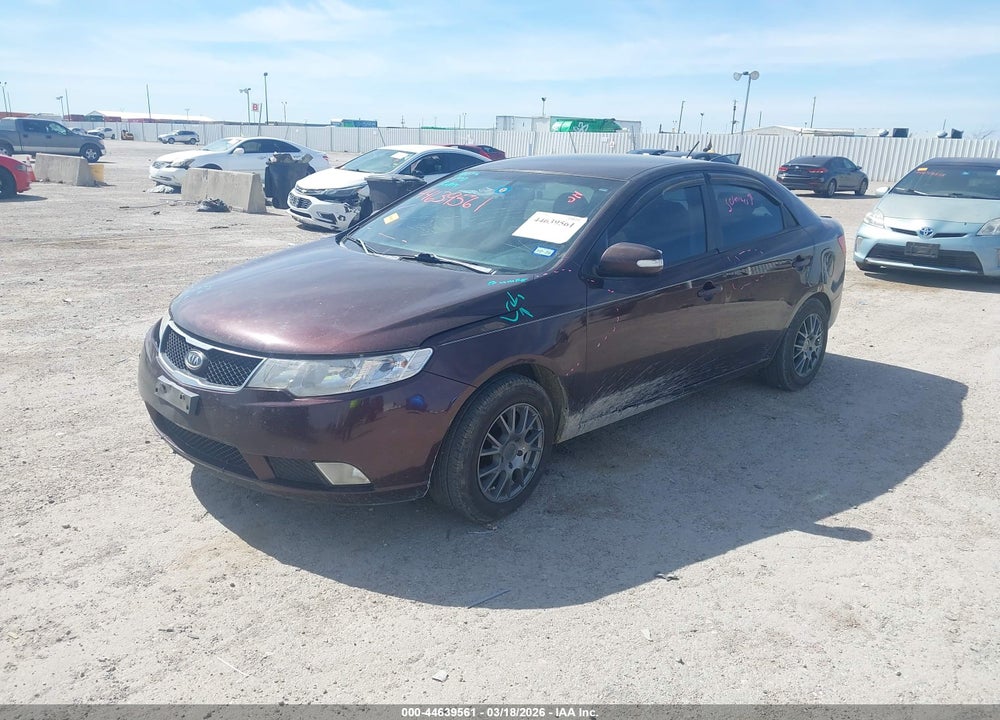 2010 KIA FORTE EX VIN: KNAFU4A2XA5850015