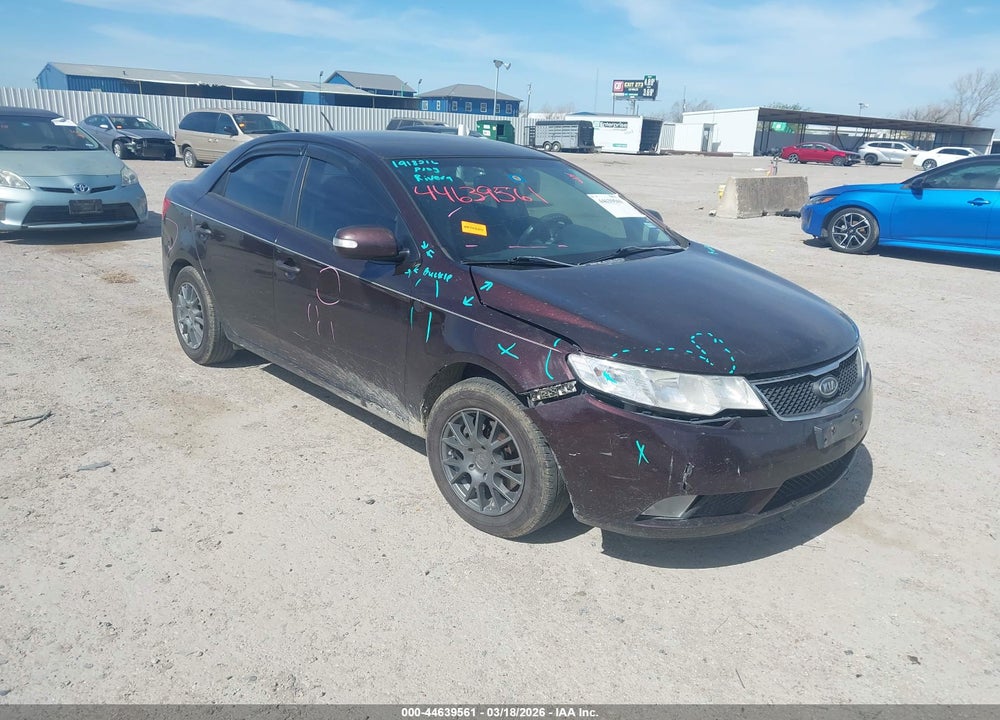 2010 KIA FORTE EX VIN: KNAFU4A2XA5850015