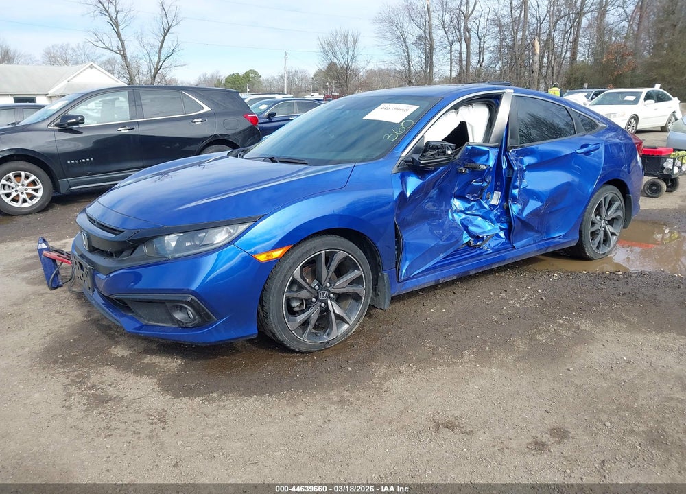 2020 HONDA CIVIC SPORT VIN: 2HGFC2F88LH593487