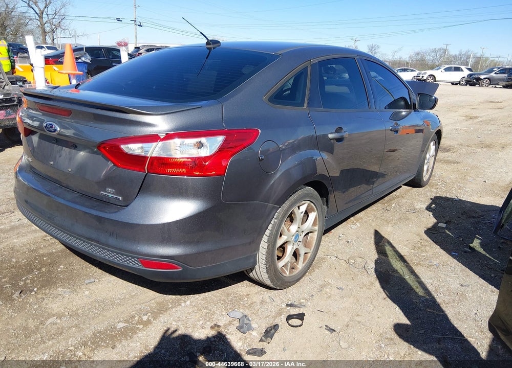 2013 FORD FOCUS SE VIN: 1FADP3F20DL163684