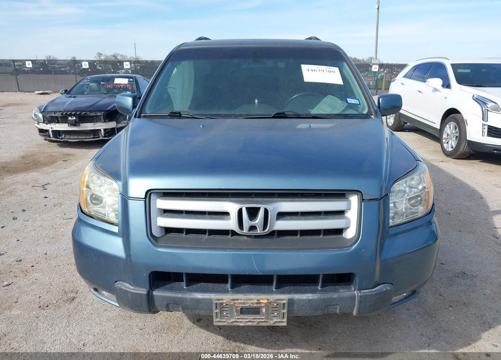 2007 HONDA PILOT EX-L VIN: 5FNYF28567B036879