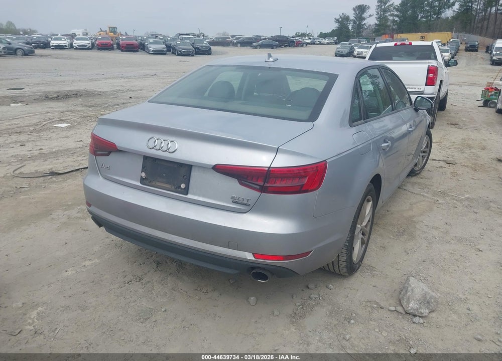 2017 AUDI A4 2.0T PREMIUM VIN: WAUANAF42HN032420