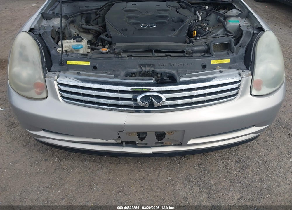 2004 INFINITI G35X VIN: JNKCV51F74M702294