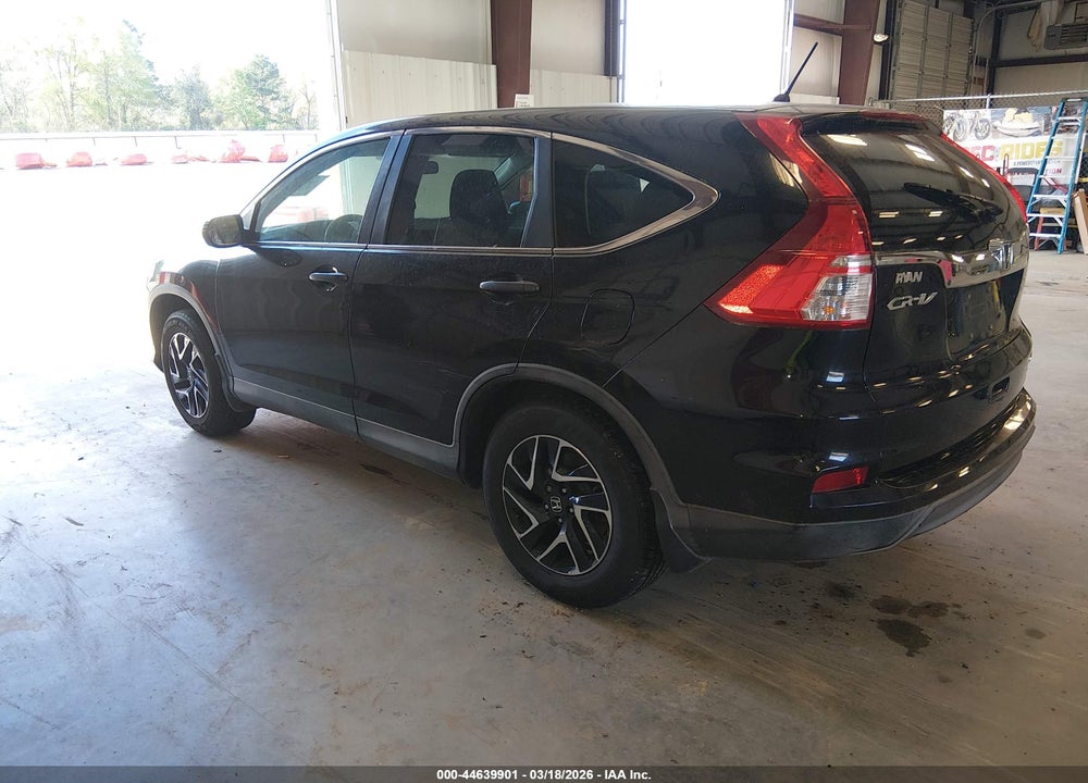 2016 HONDA CR-V SE VIN: 2HKRM3H48GH551116