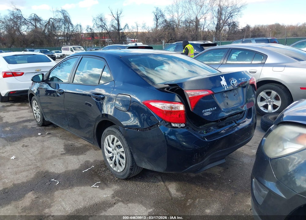 2017 TOYOTA COROLLA LE VIN: 2T1BURHE1HC854627