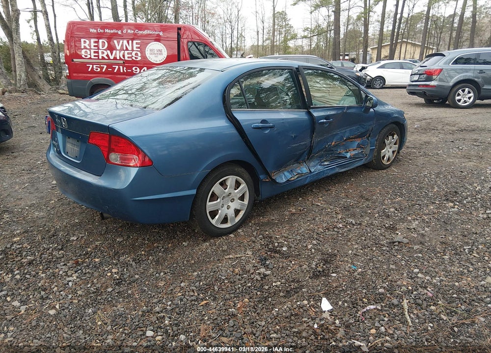 2006 HONDA CIVIC LX VIN: 1HGFA165X6L071957