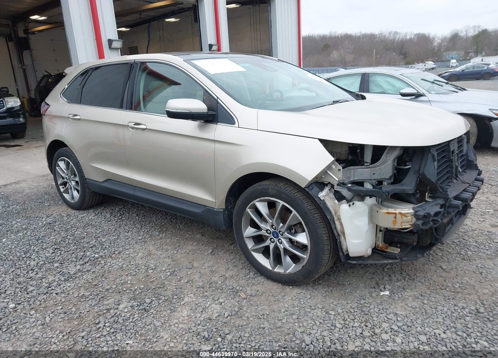 2017 FORD EDGE TITANIUM VIN: 2FMPK4K93HBC34537