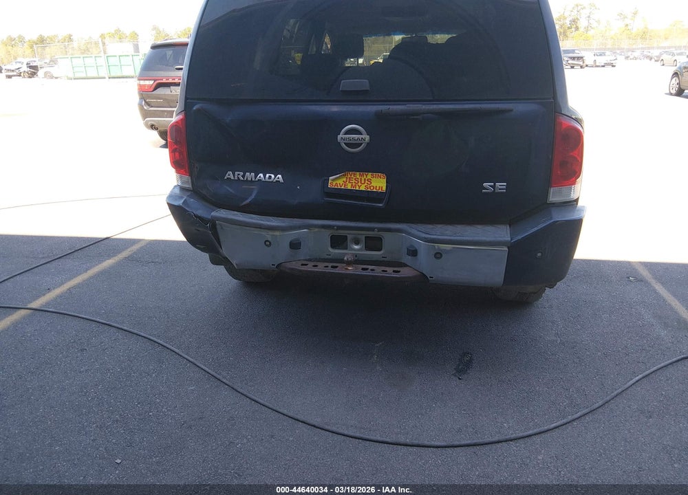2007 NISSAN ARMADA SE VIN: 5N1BA08A97N722451