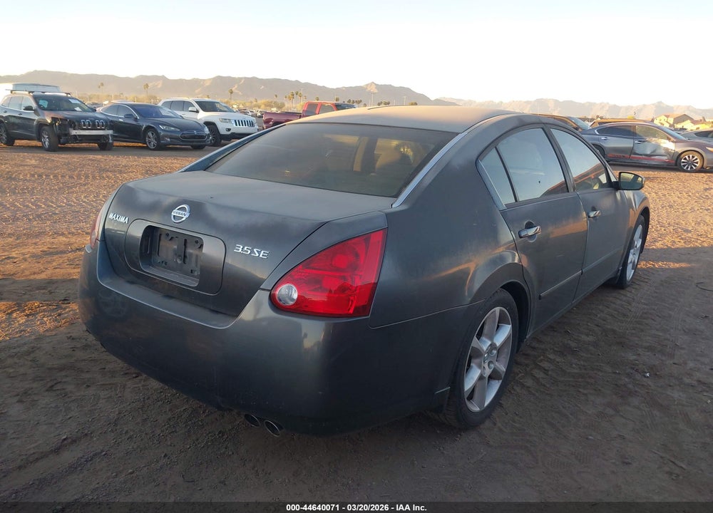 2004 NISSAN MAXIMA 3.5 SE VIN: 1N4BA41E34C918505