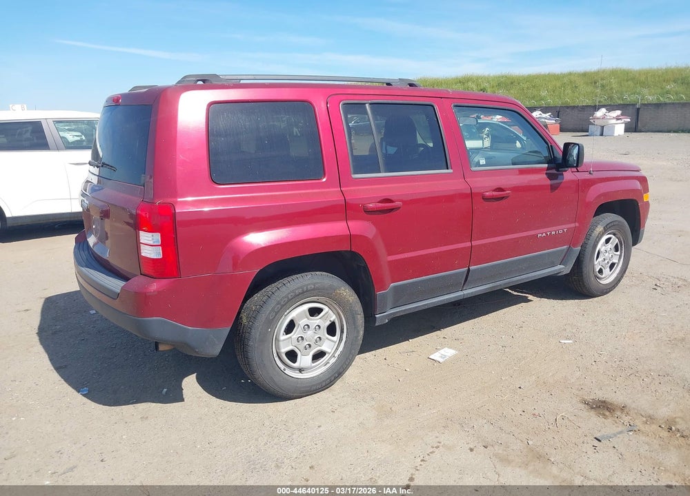 2015 JEEP PATRIOT SPORT VIN: 1C4NJRBB2FD231327
