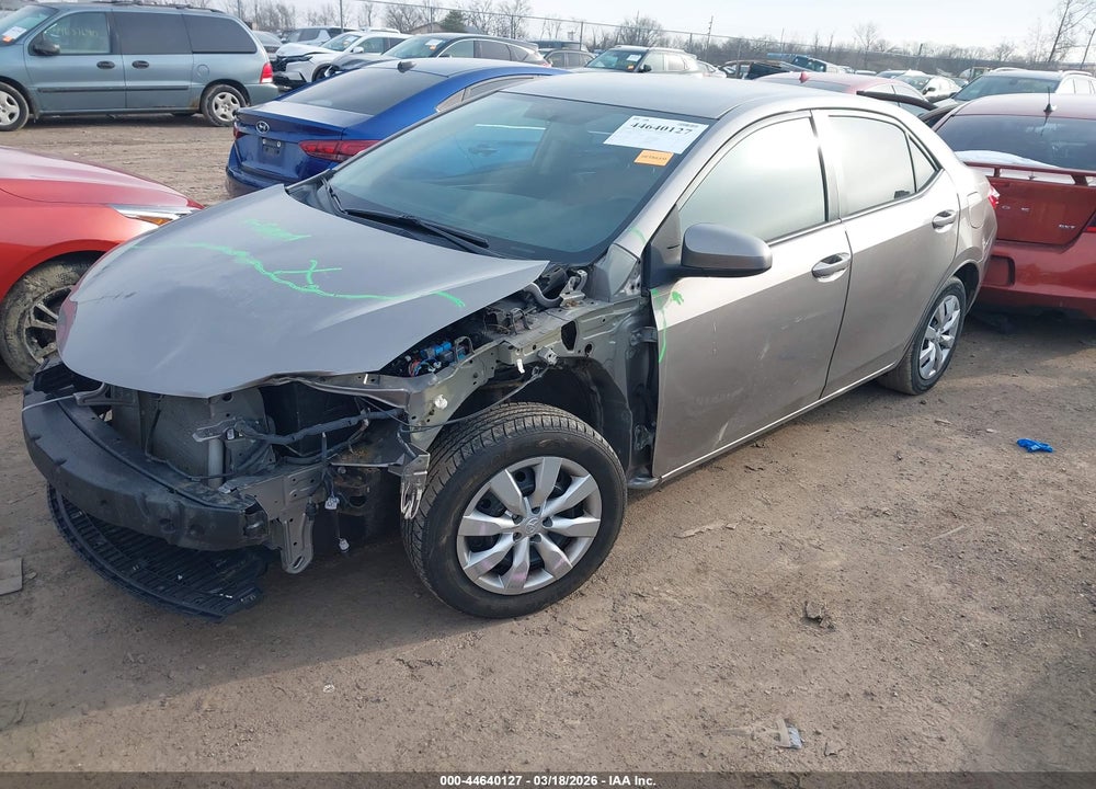 2014 TOYOTA COROLLA LE VIN: 2T1BURHE2EC137021