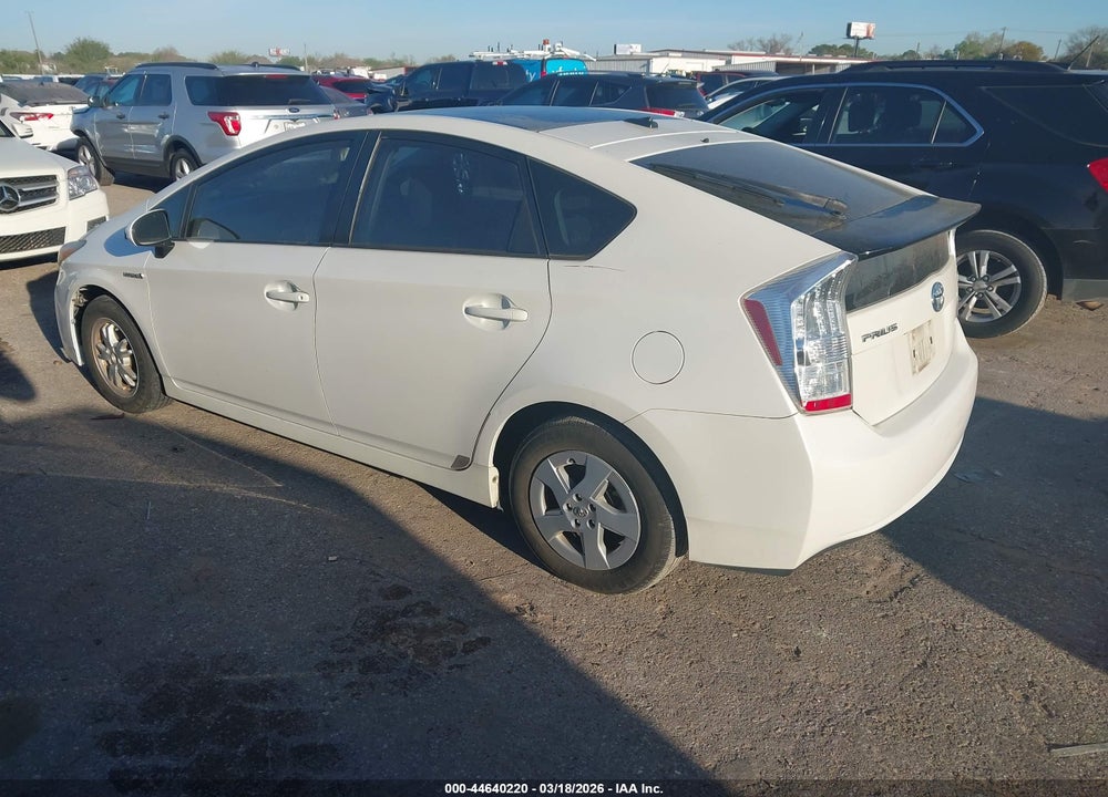 2011 TOYOTA PRIUS THREE VIN: JTDKN3DUXB0263902