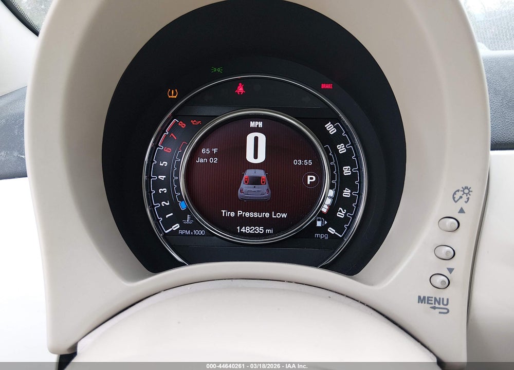2016 FIAT 500 RETRO VIN: 3C3CFFCR2GT165350