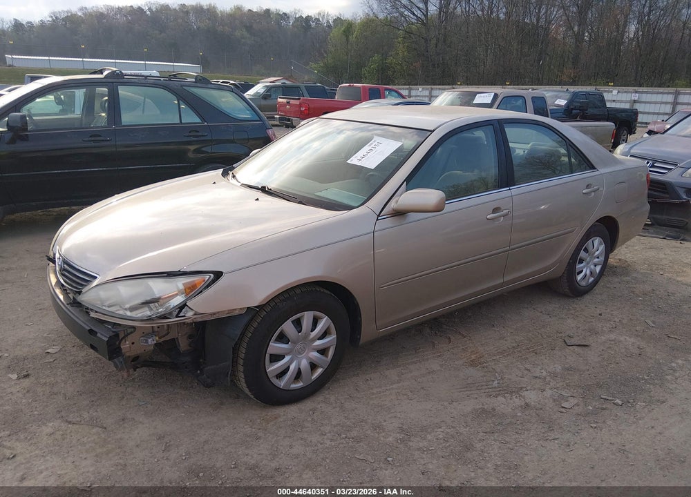 2005 TOYOTA CAMRY LE VIN: 4T1BE32K75U943041