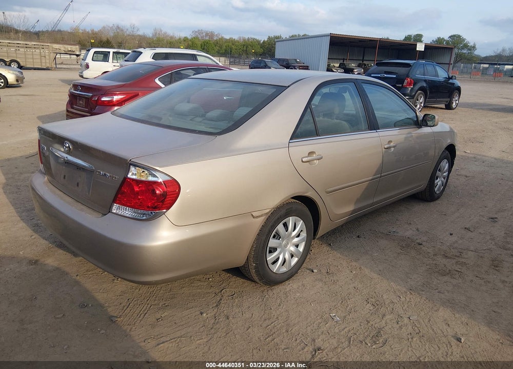 2005 TOYOTA CAMRY LE VIN: 4T1BE32K75U943041