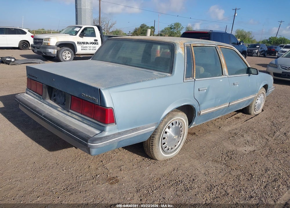 1987 CHEVROLET CELEBRITY VIN: 1G1AW51R8HG135946