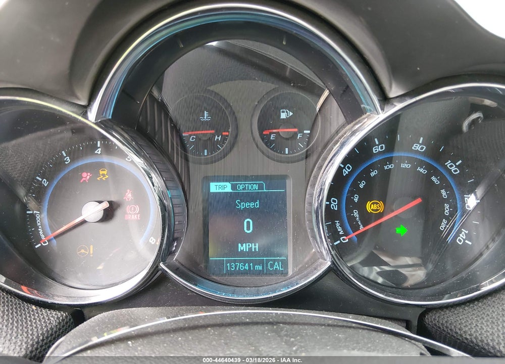 2014 CHEVROLET CRUZE 2LT AUTO VIN: 1G1PE5SB1E7323251