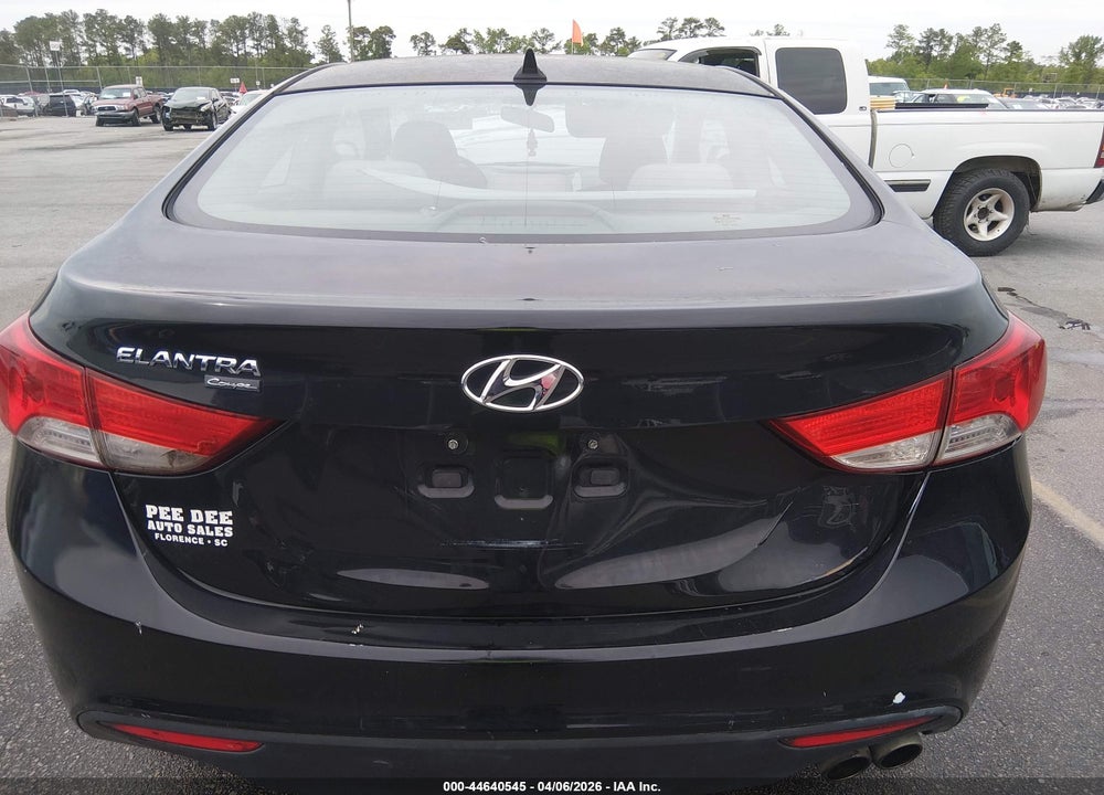 2013 HYUNDAI ELANTRA GS VIN: KMHDH6AE8DU006968