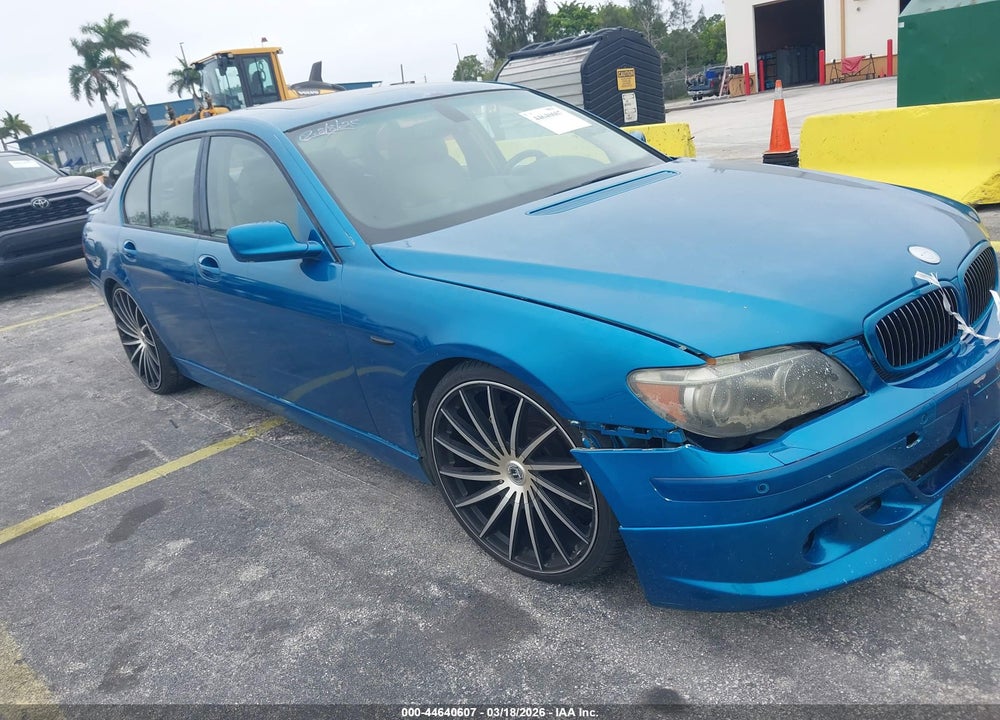 2007 BMW 7 SERIES VIN: WBAHL83517DT09640