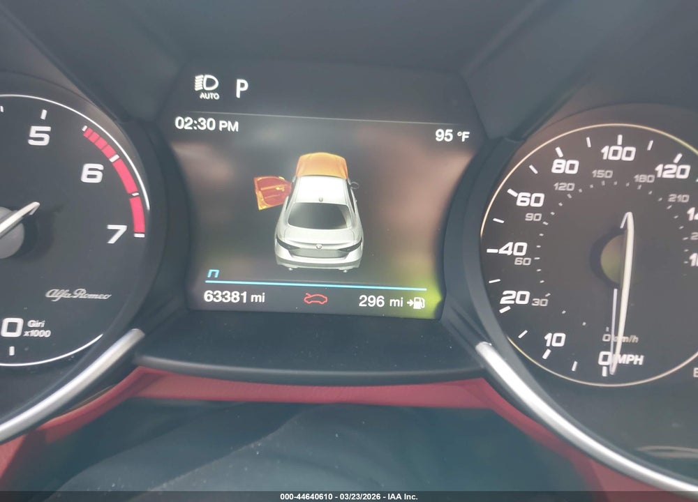 2020 ALFA ROMEO GIULIA SPORT RWD VIN: ZARFAMAN5L7630297