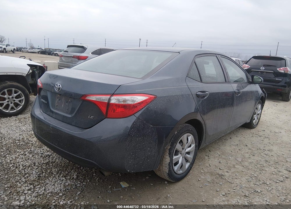 2015 TOYOTA COROLLA LE VIN: 2T1BURHE2FC474676
