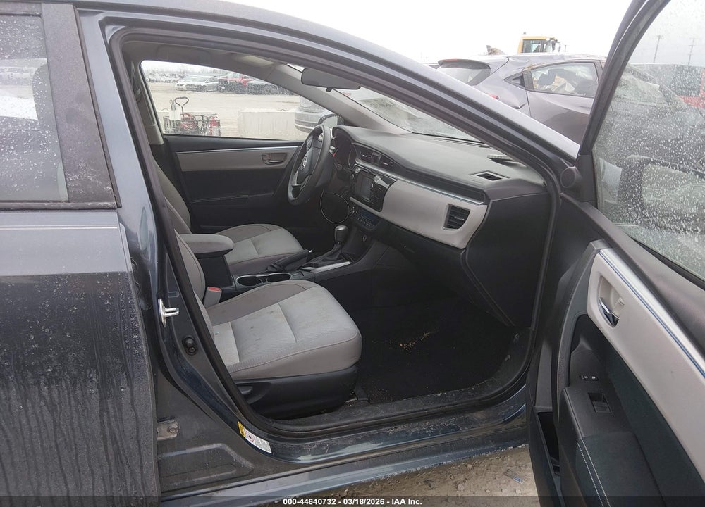 2015 TOYOTA COROLLA LE VIN: 2T1BURHE2FC474676