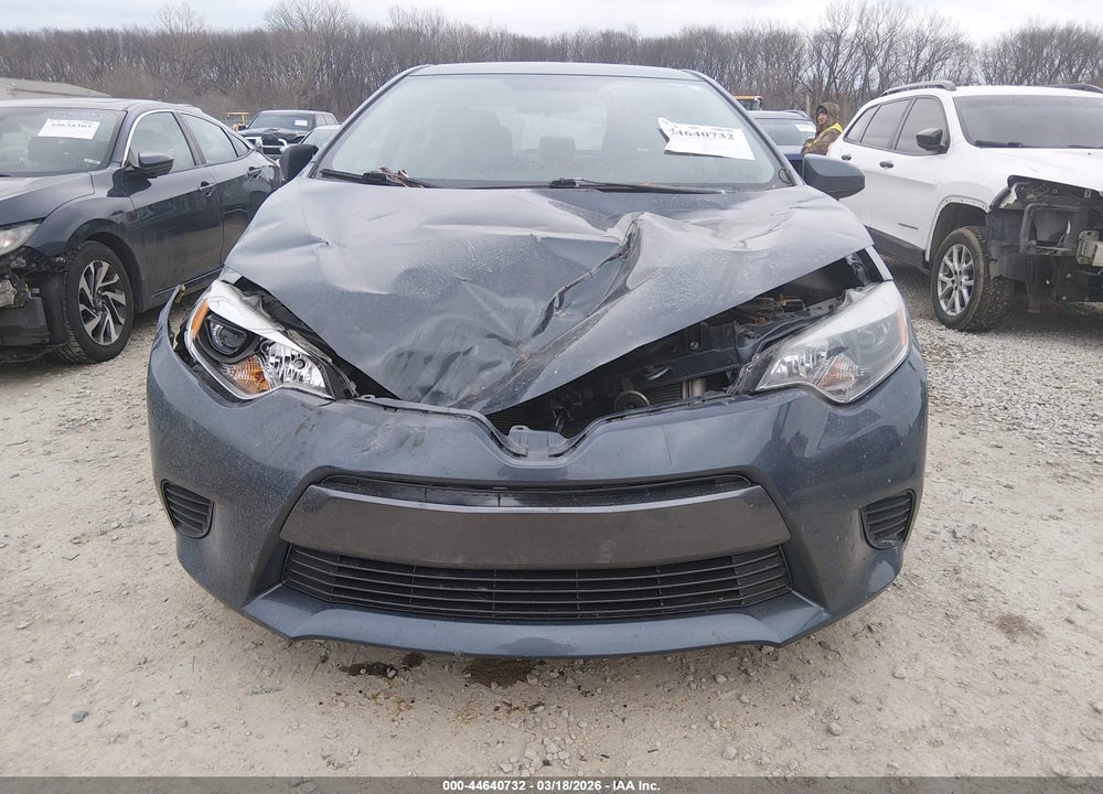 2015 TOYOTA COROLLA LE VIN: 2T1BURHE2FC474676