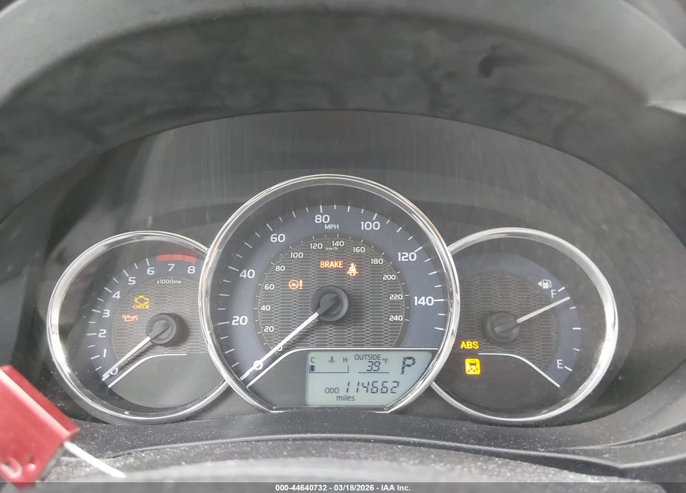 2015 TOYOTA COROLLA LE VIN: 2T1BURHE2FC474676