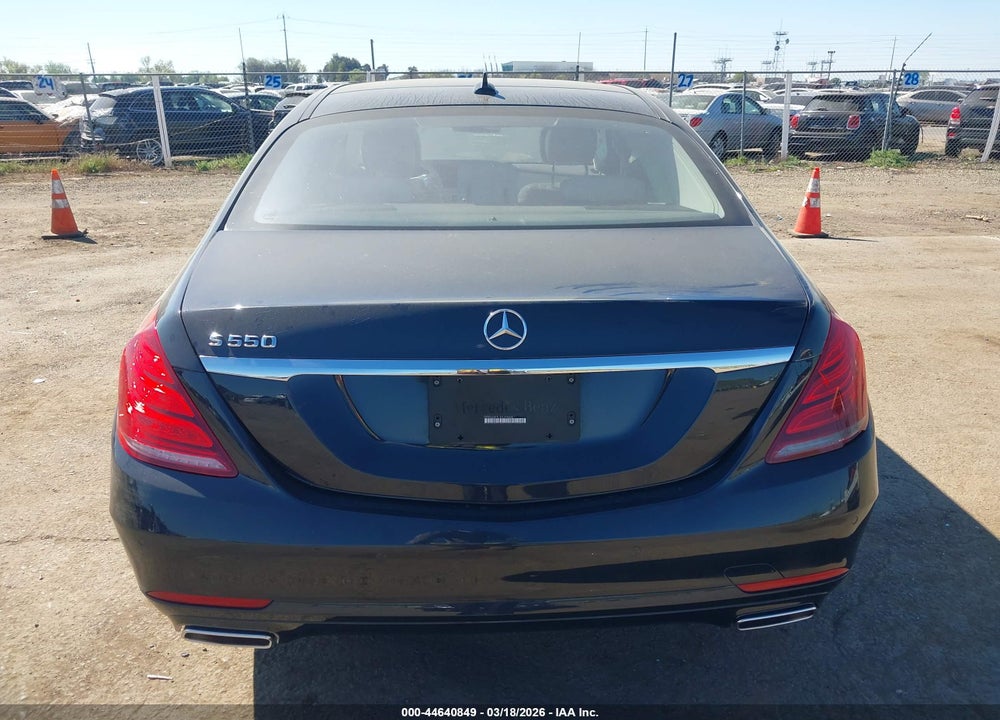 2015 MERCEDES-BENZ S 550 VIN: WDDUG8CB8FA187425