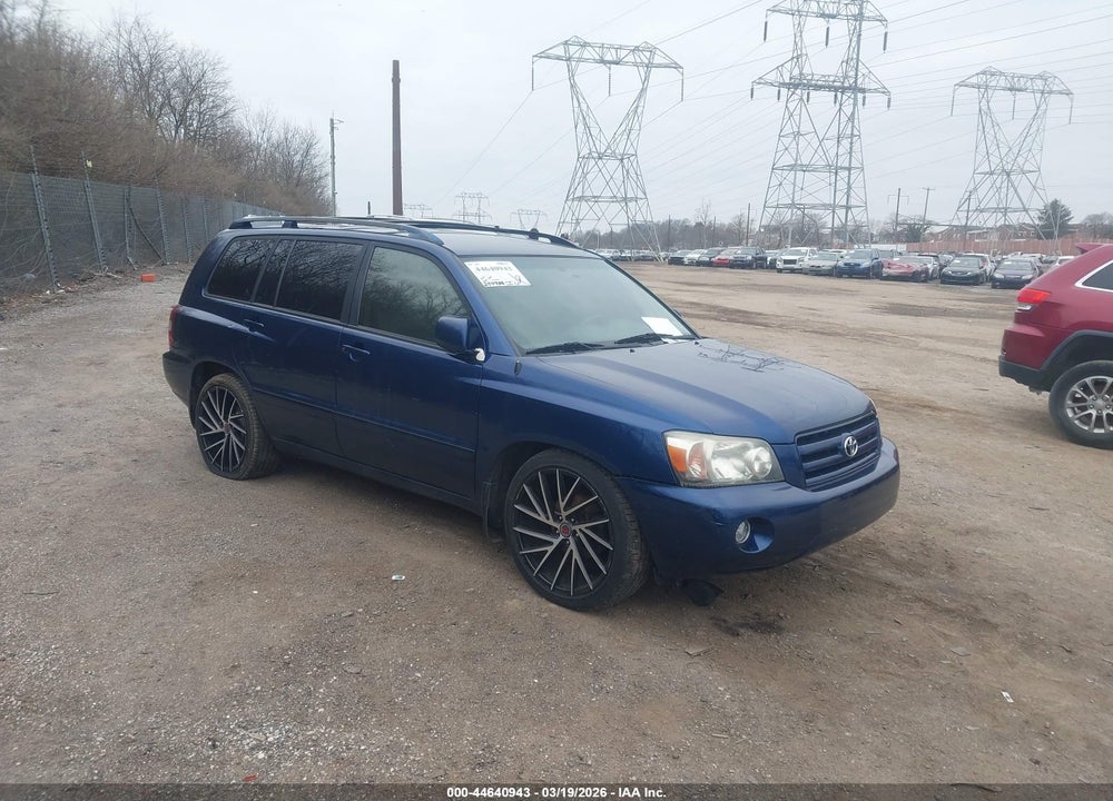 2004 TOYOTA HIGHLANDER V6 VIN: JTEEP21A440052382
