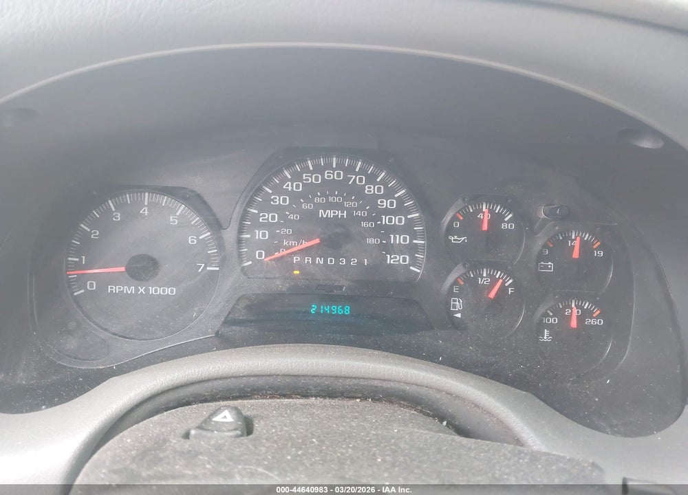 2002 CHEVROLET TRAILBLAZER LS VIN: 1GNDT13SX22276843
