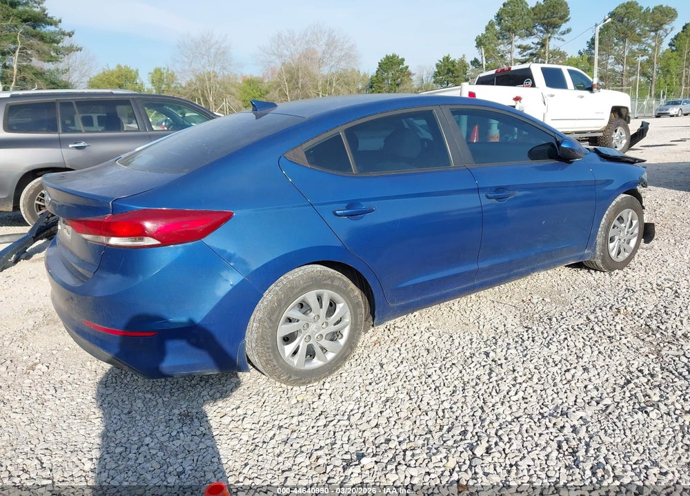 2017 HYUNDAI ELANTRA SE VIN: KMHD74LF0HU406381