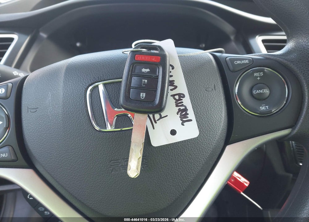 2015 HONDA CIVIC SE VIN: 19XFB2F77FE078991