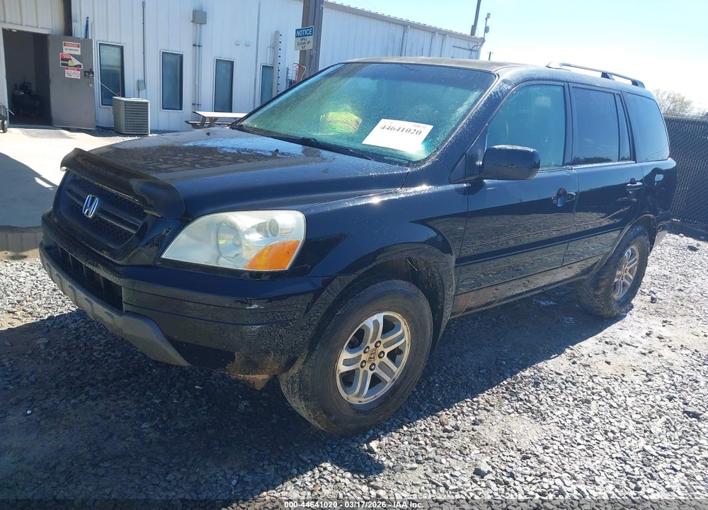 2003 HONDA PILOT EX-L VIN: 2HKYF18583H606256