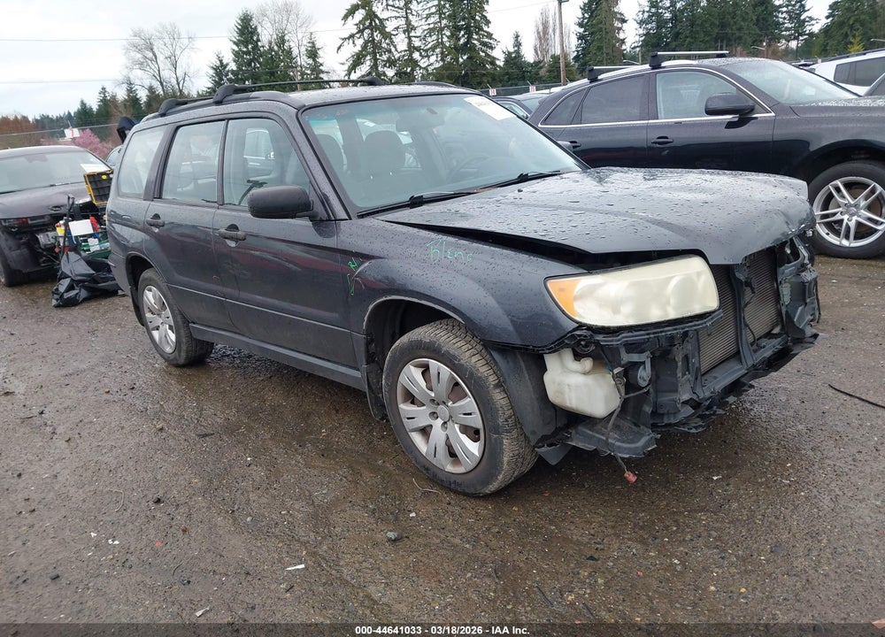 2008 SUBARU FORESTER 2.5X VIN: JF1SG63638H713744