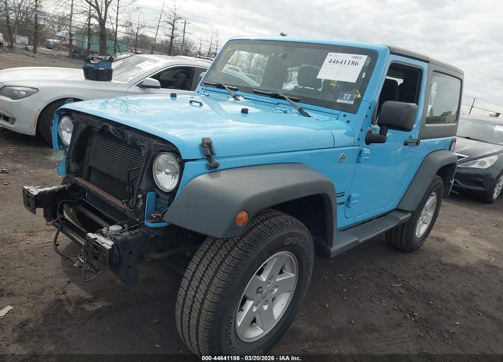 2018 JEEP WRANGLER JK SPORT S 4X4 VIN: 1C4GJWAG3JL836427