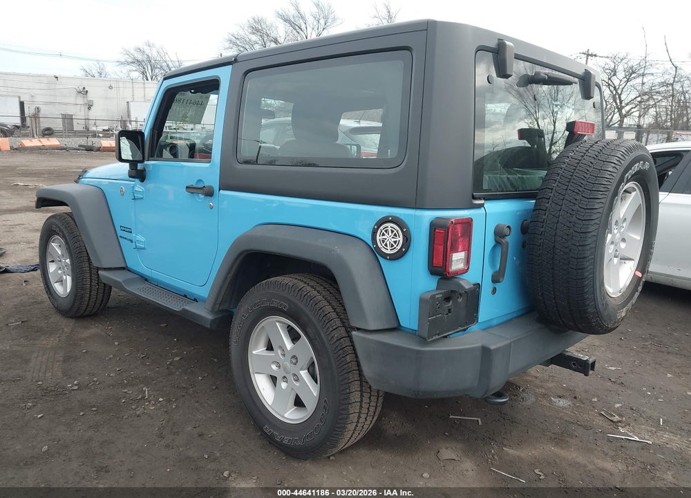 2018 JEEP WRANGLER JK SPORT S 4X4 VIN: 1C4GJWAG3JL836427