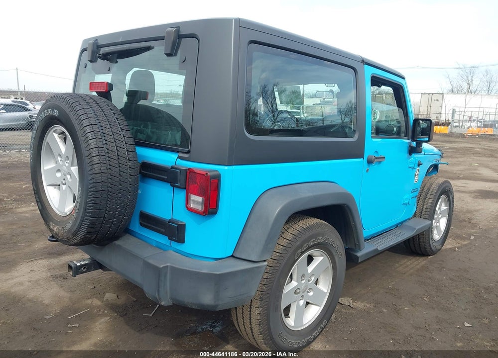 2018 JEEP WRANGLER JK SPORT S 4X4 VIN: 1C4GJWAG3JL836427