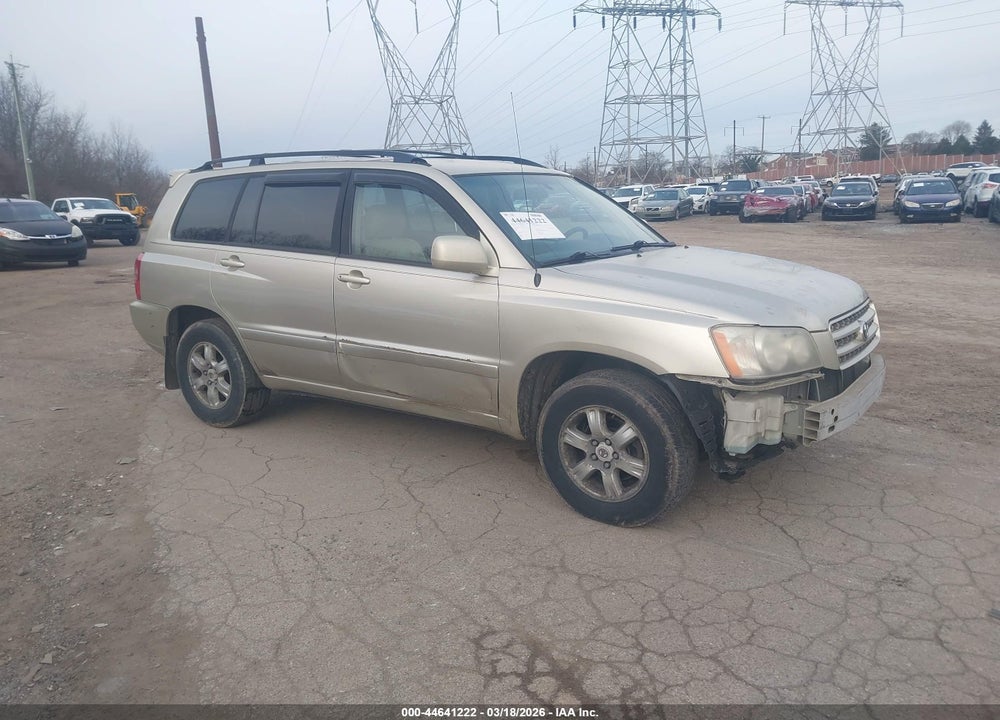 2001 TOYOTA HIGHLANDER VIN: JTEGD21A910015311