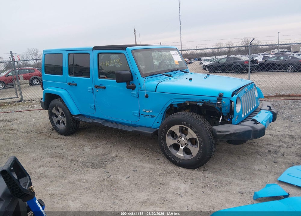 2018 JEEP WRANGLER JK UNLIMITED SAHARA VIN: 1C4HJWEG8JL897870