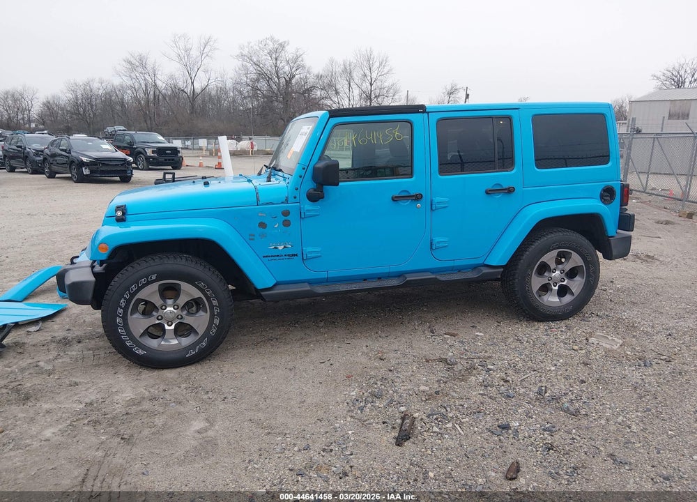 2018 JEEP WRANGLER JK UNLIMITED SAHARA VIN: 1C4HJWEG8JL897870