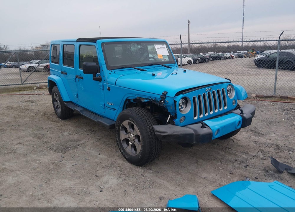2018 JEEP WRANGLER JK UNLIMITED SAHARA VIN: 1C4HJWEG8JL897870