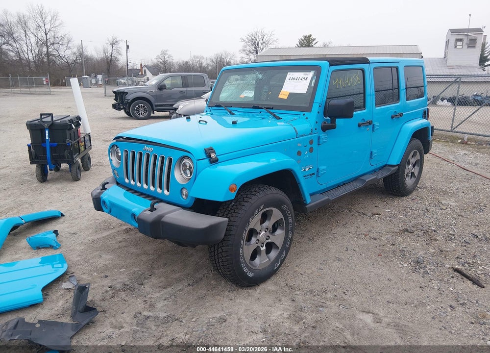 2018 JEEP WRANGLER JK UNLIMITED SAHARA VIN: 1C4HJWEG8JL897870