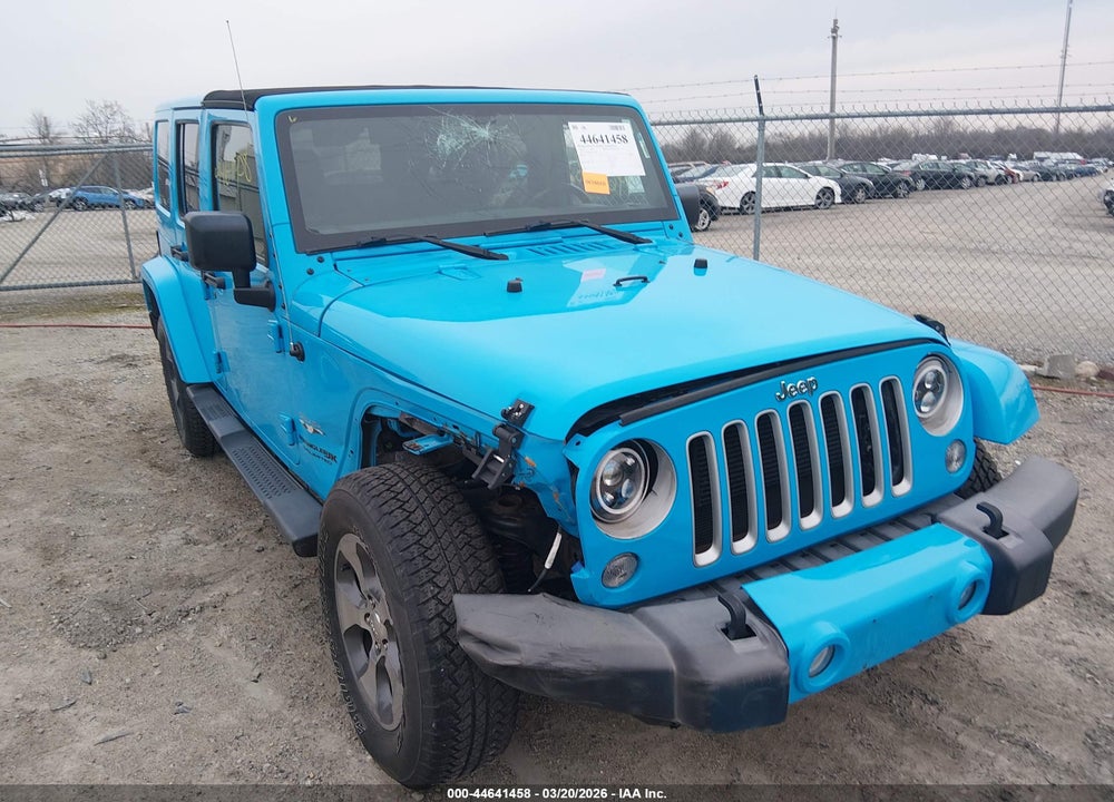 2018 JEEP WRANGLER JK UNLIMITED SAHARA VIN: 1C4HJWEG8JL897870